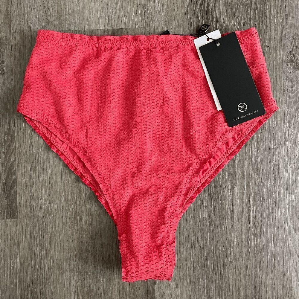 NWT ViX Scales Bela Hot Pant in Coral Medium​​​​​​ - Picture 3 of 8